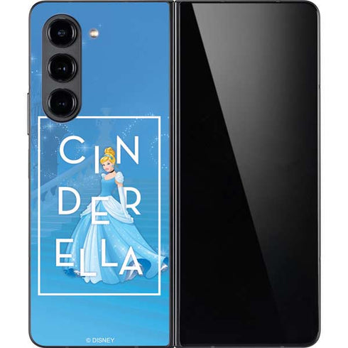 Disney Princess Magical Cinderella Galaxy Z Fold5 5G Skin