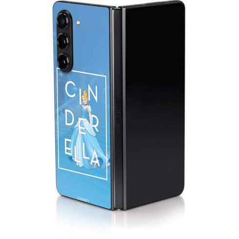 Disney Princess Magical Cinderella Galaxy Z Fold5 5G Skin