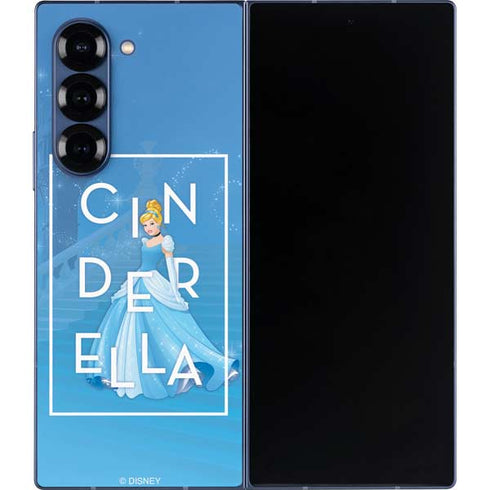 Disney Princess Magical Cinderella Galaxy Z Fold6 Skin