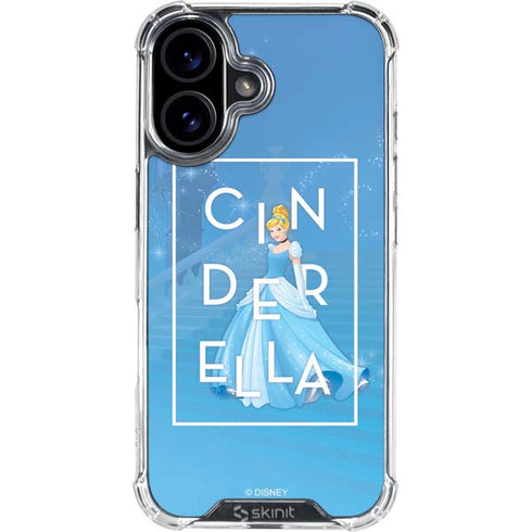 Disney Princess Magical Cinderella iPhone 16 Plus Clear Case