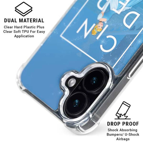 Disney Princess Magical Cinderella iPhone 16 Plus Clear Case