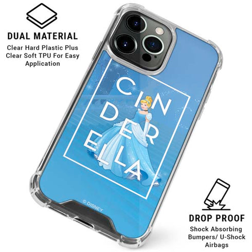 Disney Princess Magical Cinderella iPhone 16 Pro Max Clear Case