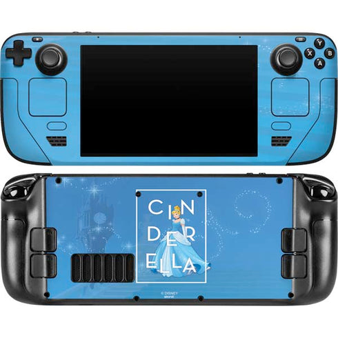Disney Princess Magical Cinderella Steam Deck Handheld Gaming Computer OLED Skin
