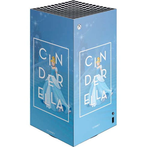 Disney Princess Magical Cinderella XBox Series X Digital Edition Console Skin