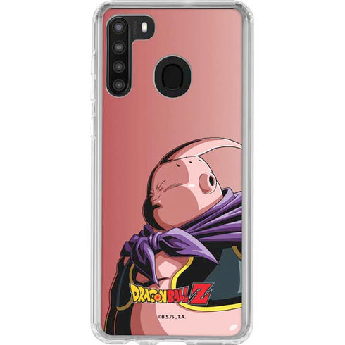 Dragon Ball Z Majin Buu Portrait Galaxy A21 Clear Case