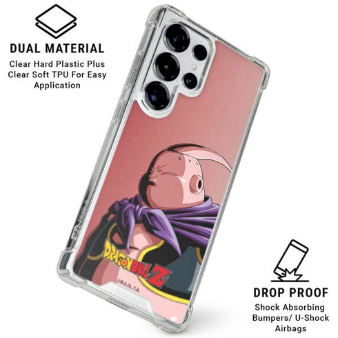 Dragon Ball Z Majin Buu Portrait Galaxy S25 Ultra Clear Case
