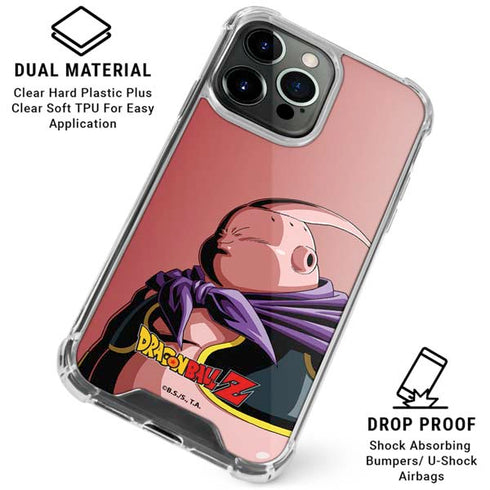 Dragon Ball Z Majin Buu Portrait iPhone 15 Pro Max Clear Case