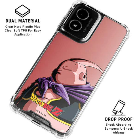 Dragon Ball Z Majin Buu Portrait Moto G Power 5G (2024) Clear Case