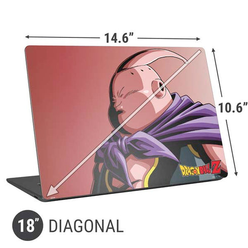 Dragon Ball Z Majin Buu Portrait Universal Laptop 18in (14.6 x 10.6in) Skin