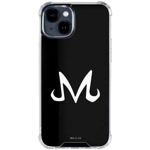 Dragon Ball Z Majin Buu Symbol iPhone 14 Plus Clear Case