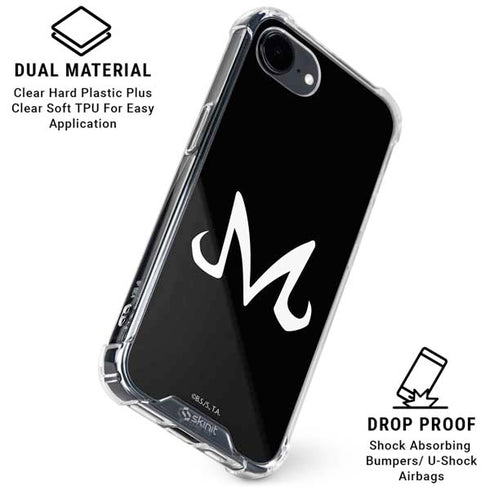 Dragon Ball Z Majin Buu Symbol iPhone 16e Clear Case