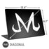 Dragon Ball Z Majin Buu Symbol Universal Laptop 16.6in (13.4 x 9.7in) Skin