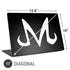 Dragon Ball Z Majin Buu Symbol Universal Laptop 17in (13.8 x 10in) Skin