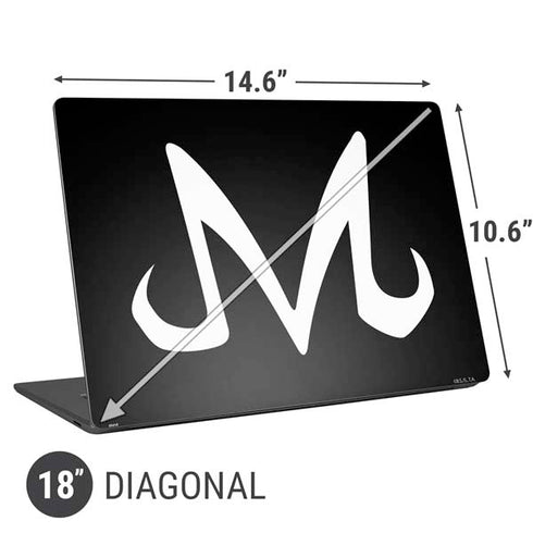 Dragon Ball Z Majin Buu Symbol Universal Laptop 18in (14.6 x 10.6in) Skin