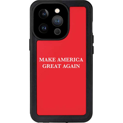 Make American Great Again iPhone 15 Pro Waterproof Case