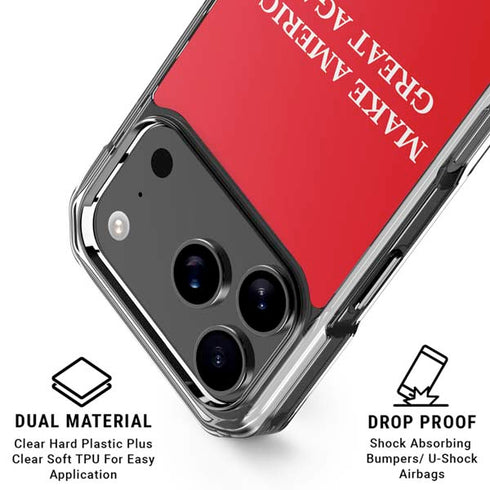Make American Great Again iPhone 18 Pro Clear Case