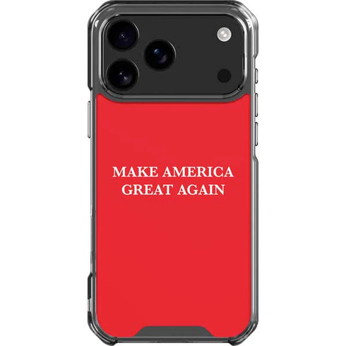 Make American Great Again iPhone 18 Pro Max Clear Case