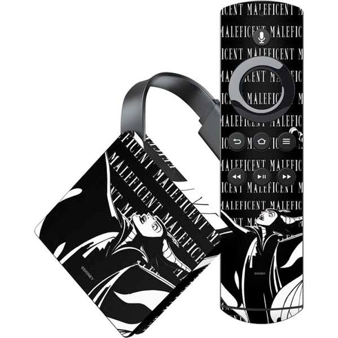 Disney Villains Maleficent Black and White Amazon Fire TV Skin