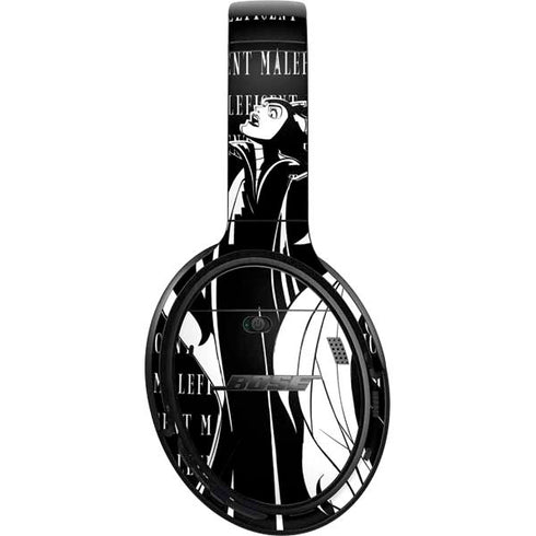 Disney Villains Maleficent Black and White Bose QuietComfort 35 II Headphones Skin