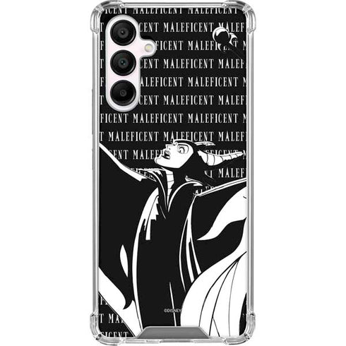 Disney Villains Maleficent Black and White Galaxy A16 5G Clear Case