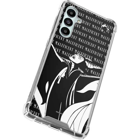 Disney Villains Maleficent Black and White Galaxy A16 5G Clear Case
