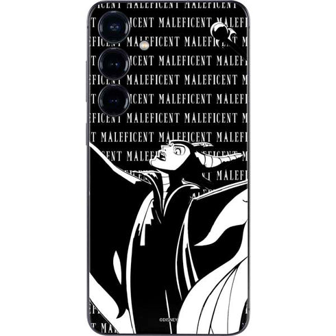 Disney Villains Maleficent Black and White Galaxy A16 5G Skin