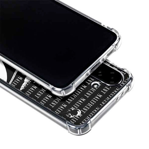 Disney Villains Maleficent Black and White Galaxy A36 5G Clear Case