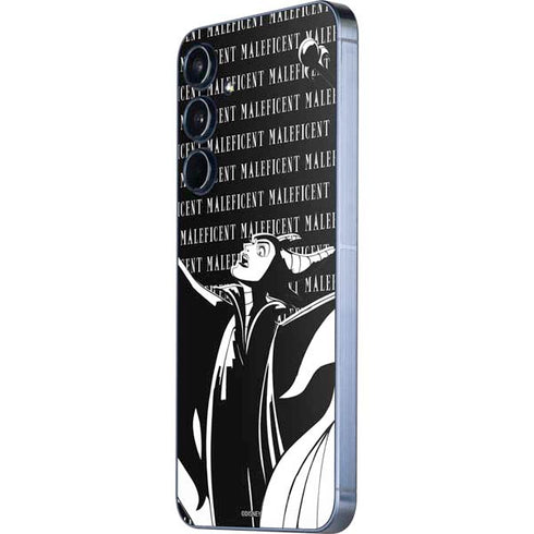 Disney Villains Maleficent Black and White Galaxy A36 5G Skin