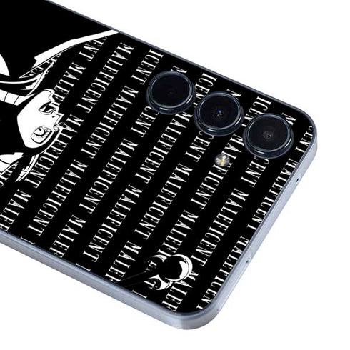 Disney Villains Maleficent Black and White Galaxy A55 5G Skin