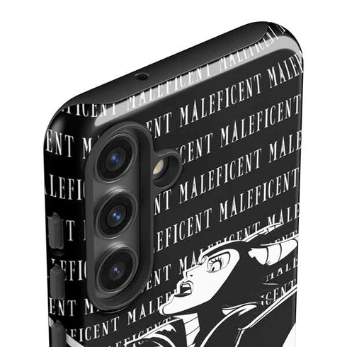 Disney Villains Maleficent Black and White Galaxy S25 Impact Case