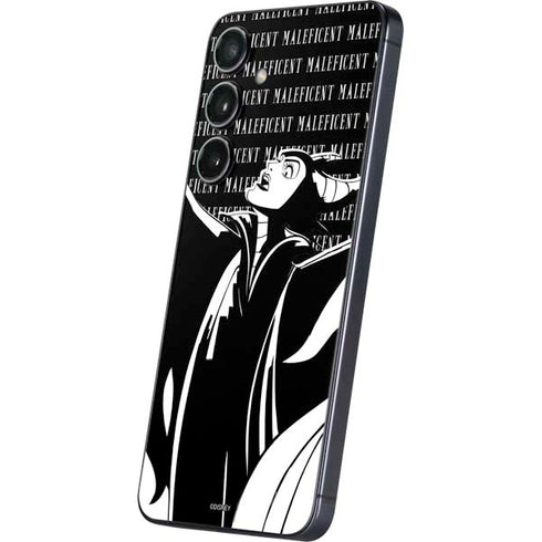 Disney Villains Maleficent Black and White Galaxy S25 Plus Skin