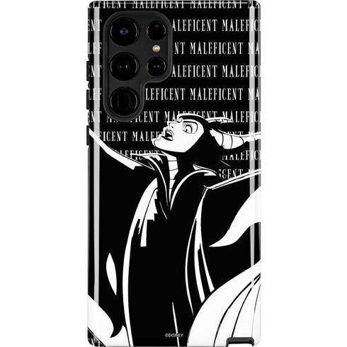 Disney Villains Maleficent Black and White Galaxy Cases