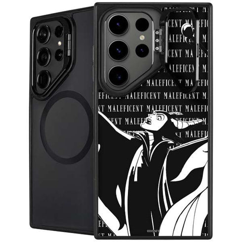 Disney Villains Maleficent Black and White Galaxy Cases