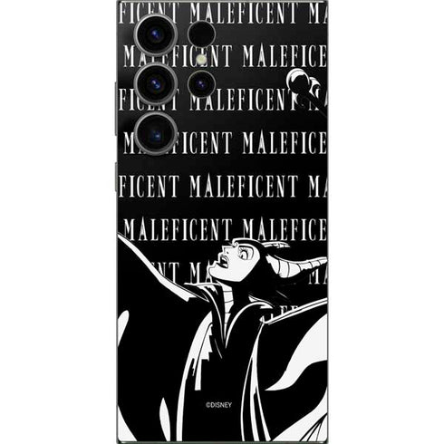 Disney Villains Maleficent Black and White Galaxy S25 Ultra Skin