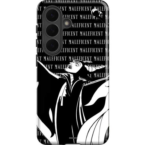 Disney Villains Maleficent Black and White Galaxy S26 Impact Case