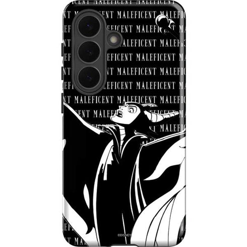 Disney Villains Maleficent Black and White Galaxy S26 Plus Impact Case