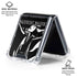 Disney Villains Maleficent Black and White Galaxy Z Flip6 Clear Case