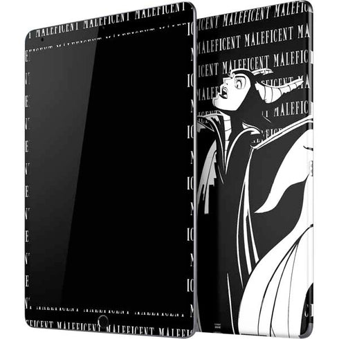 Disney Villains Maleficent Black and White iPad Skins