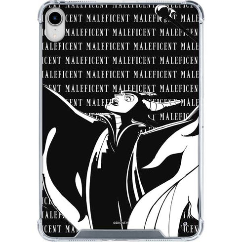 Disney Villains Maleficent Black and White iPad 11th Gen (2025) Clear Case