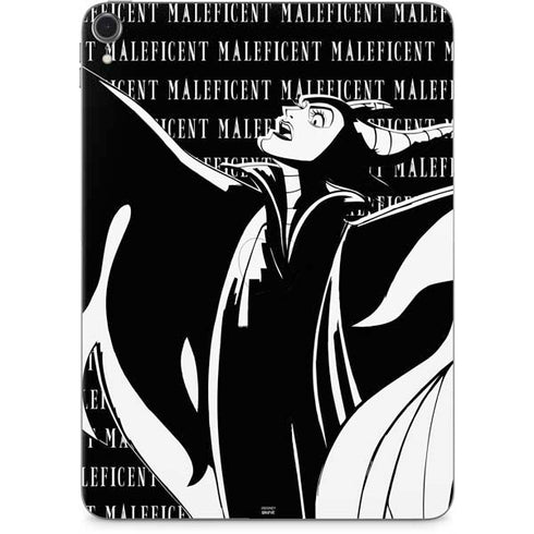 Disney Villains Maleficent Black and White Apple iPad Pro Skin