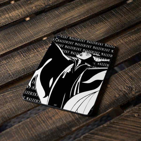 Disney Villains Maleficent Black and White Apple iPad Pro Skin