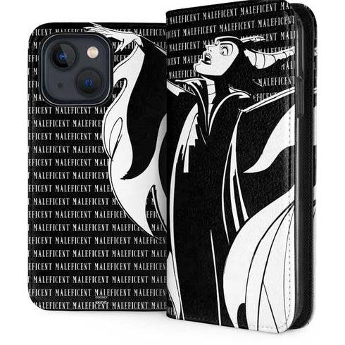 Disney Villains Maleficent Black and White iPhone Cases