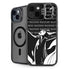Disney Villains Maleficent Black and White iPhone 15 Kickstand Case