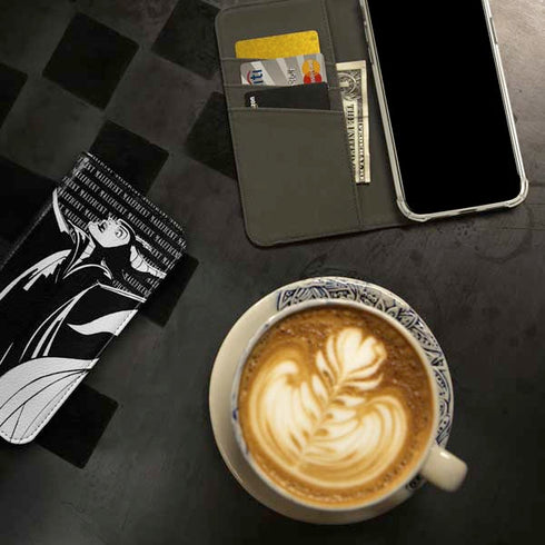 Disney Villains Maleficent Black and White iPhone 15 Pro Folio Case