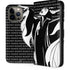 Disney Villains Maleficent Black and White iPhone 15 Pro Max Folio Case