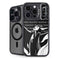 Disney Villains Maleficent Black and White iPhone 15 Pro Max Kickstand Case
