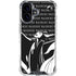 Disney Villains Maleficent Black and White iPhone 16 Clear Case