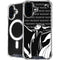 Disney Villains Maleficent Black and White iPhone 16 Plus MagSafe Case