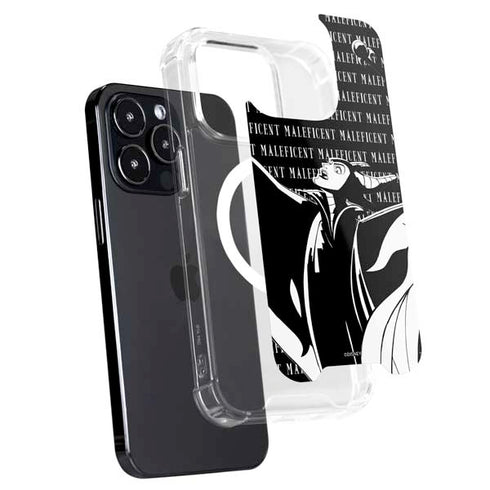 Disney Villains Maleficent Black and White iPhone 16 Pro MagSafe Case