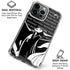 Disney Villains Maleficent Black and White iPhone 16 Pro Max Clear Case